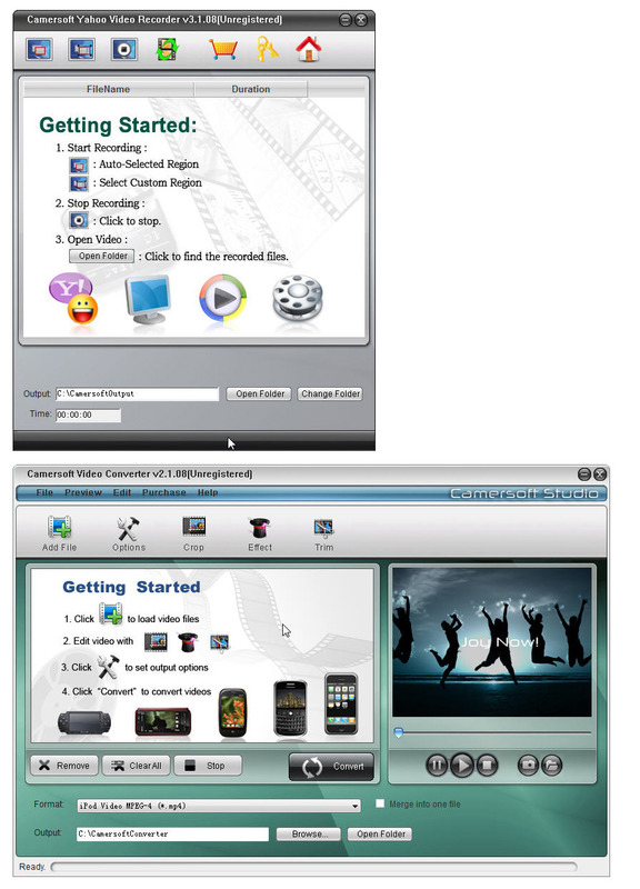 Camersoft Yahoo Video Recorder Screenshot